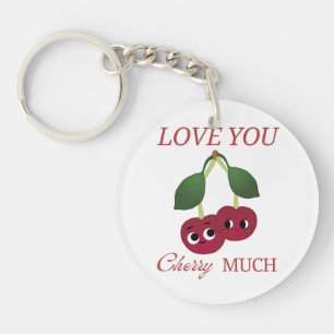 PORTE-CLÉS JE T'AIME CHERRY BEAUCOUP