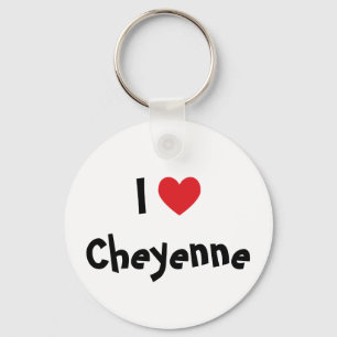 Porte-clés Je t'aime Cheyenne
