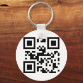 Porte-clés Je t'aime - Code QR (Recto)