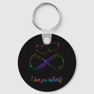 Porte-clés Je t'aime infiniment
