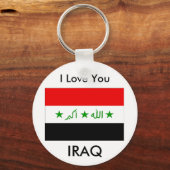 Porte-clés Je t'aime IRAQ (Recto)