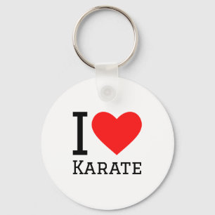 Porte-clés Je T'aime Karaté T Shirt