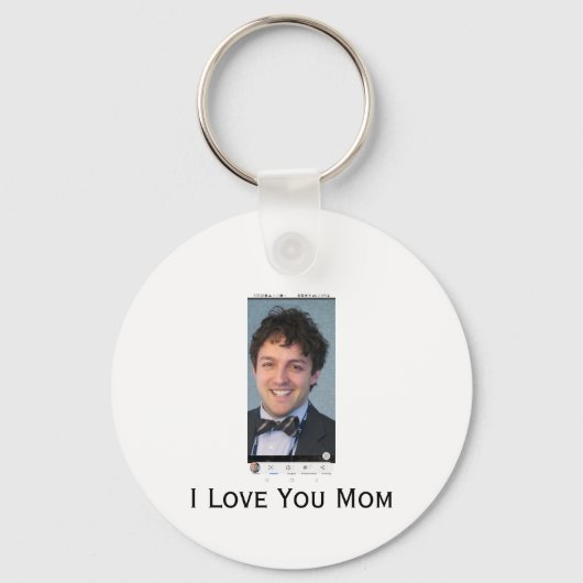 Porte-clés Je t'aime Maman (Recto)