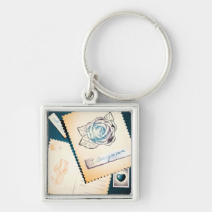 Porte-clés Je t'aime maman, porte - clé