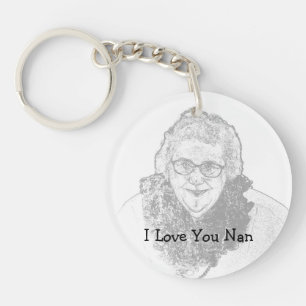Porte-clés Je t'aime Nan Keyring