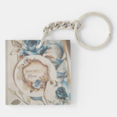 Porte-clés Je t'aime Nom personnalisable (Dos)