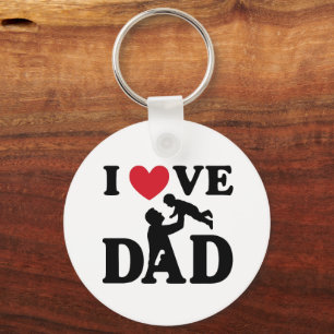 Porte-clés je t'aime papa