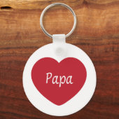 Porte-clés Je T'Aime, Papa (Recto)