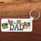 Porte-clés Je t'aime papa, photo collage mug (Recto)