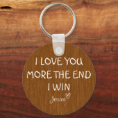 Porte-clés Je T'Aime Plus, La Fin, Je Gagne, Clavier, Porte - (Recto)