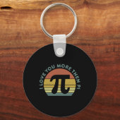 Porte-clés Je T'Aime Plus Que Pi Infinity Math Nerd Funny P (Recto)