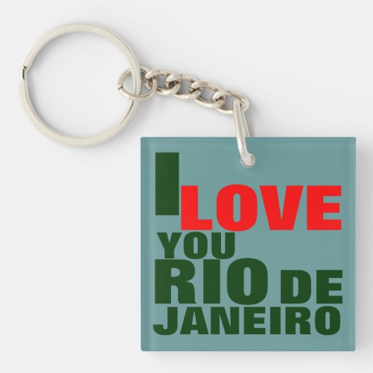 PORTE-CLÉS JE T'AIME RIO DE JANEIRO (Devant)