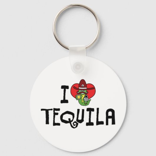 Porte-clés Je t'aime Tequila Heart (Recto)
