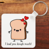 Porte-clés Je Te Passe Beaucoup De Pain Grillé (Verso)