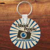 Porte-clés Je tire sur les gens (Recto)