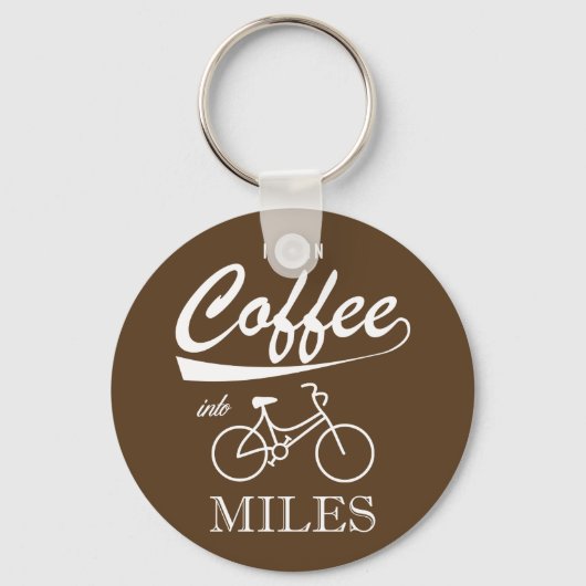 Porte-clés Je Transforme Le Café En Miles (Recto)