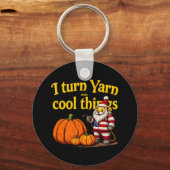 Porte-clés Je Transforme Le Fil En Chose Cool : Tricot & Croc (Verso)