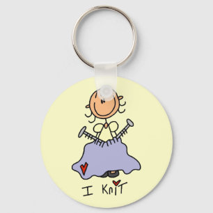 Porte-clés Je tricote