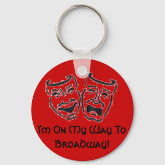Porte-clés Je vais à Broadway ! Porte - clé