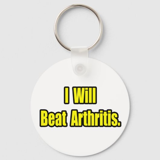 Porte-clés Je Vais Battre L'Arthrite (Recto)