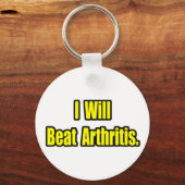Porte-clés Je Vais Battre L'Arthrite (Recto)
