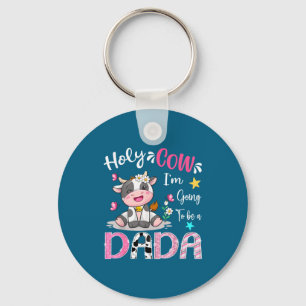 Porte-clés Je vais être un dada mignon révélation de genre de