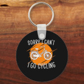 Porte-clés Je Vais Faire Du Cyclisme (Recto)
