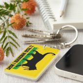 Porte-clés Je vais filer où je veux (Devant droit)