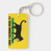 Porte-clés Je vais filer où je veux (Dos)