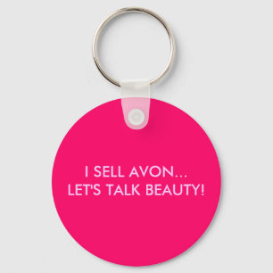 PORTE-CLÉS JE VENDS AVON… AI LAISSÉ LA BEAUTÉ D'ENTRETIEN
