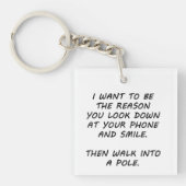 Porte-clés Je Veux Être La Raison (Devant)