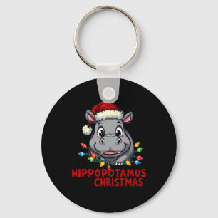 Porte-clés Je Veux Un Hippopotame Pour Noël Hippo Lover Ki