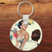 Porte-clés Je veux un homme (Recto)