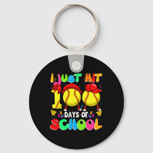 Porte-clés Je Viens De Toucher 100 Jours D'École Softball Enf