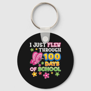 Porte-clés Je Viens De Vivre 100 Jours De Papillon 1