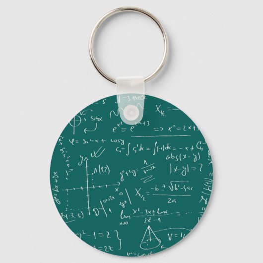 Porte-clés Je Vis Pour Les Maths (Recto)