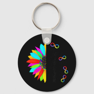 Porte-clés Je Vois Votre Vraie Infinité Couleur Neuroplongeu