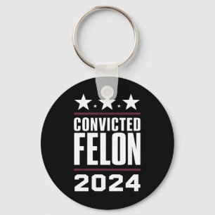 Porte-clés Je Vote Pour Le Féon Condamné Pro Trump 2024