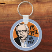 Porte-clés Je voterais pour ça (Recto)