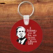 Porte-clés Je vous ai tous défoncés mais merci d'avoir blâmé (Recto)