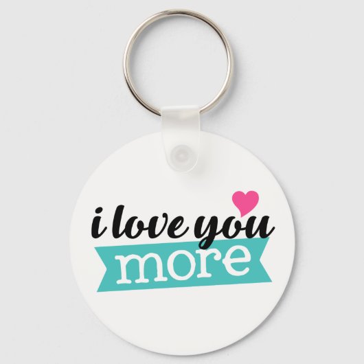 Porte-clés Je vous aime plus de mots art sentiment porte - cl (Recto)