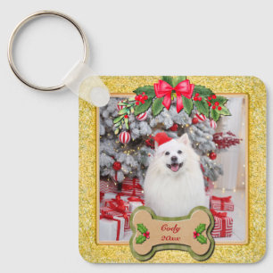 Porte-clés Je Vous Aime Un Joyeux Noël Cadeau Personnalisé De