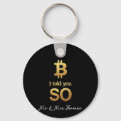 Porte-clés Je Vous L'Ai Dit, Bitcoin Ultimate Crypto Reback (Verso)