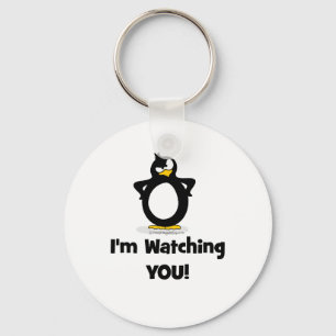 Porte-clés Je vous regarde Penguin