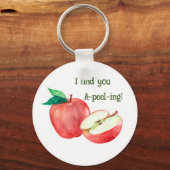 Porte-clés Je Vous Trouve A-Peel-ing ! (Recto)