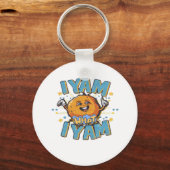 Porte-clés Je Yam Ce Que Je Yam Design Classique Pour Thanksg (Recto)