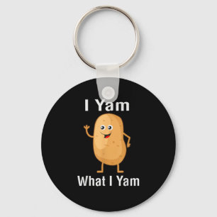 Porte-clés Je Yam Ce Que Je Yam Funny Thanksgiving Pomme de p