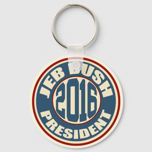 Porte-clés Jeb Bush President 2016 (Recto)