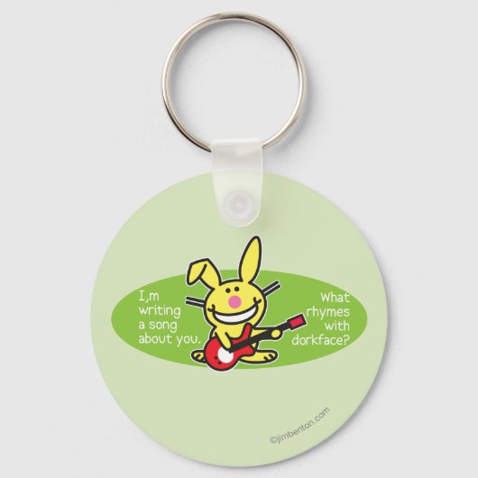 Porte-clés J'écris une chanson (Recto)