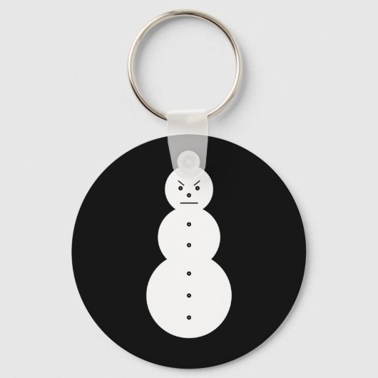 Porte-clés Jeezy Snowman - Hiphop Angry Snowman Jeezy Christm (Recto)